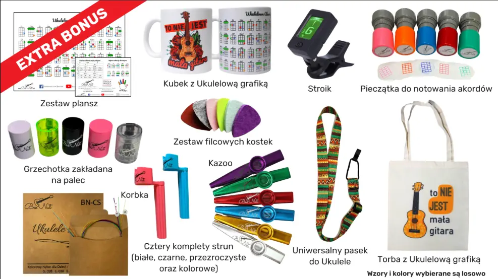 Szkoła Ukulele 1 BONUS Szkoła Ukulele 1 BONUS